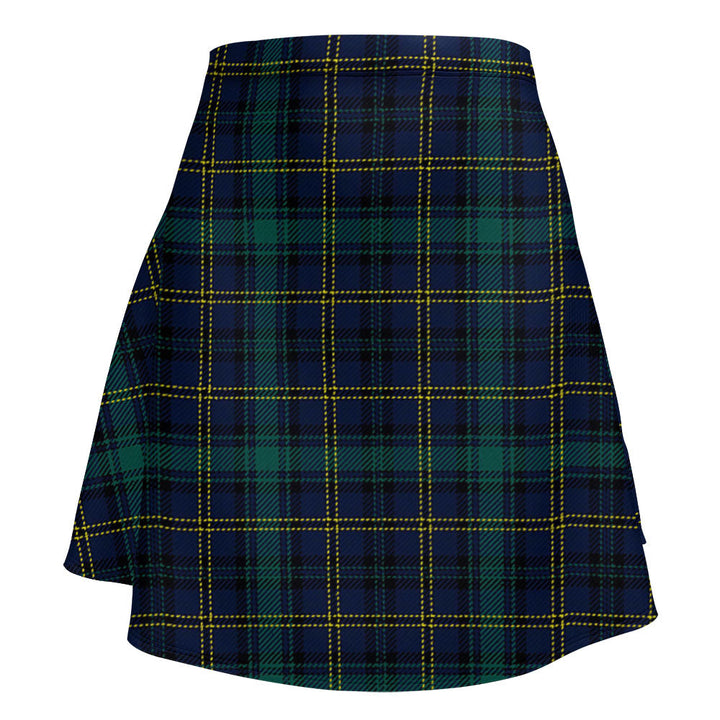Hope Vere Modern Clan Badge Tartan Flared Skirt
