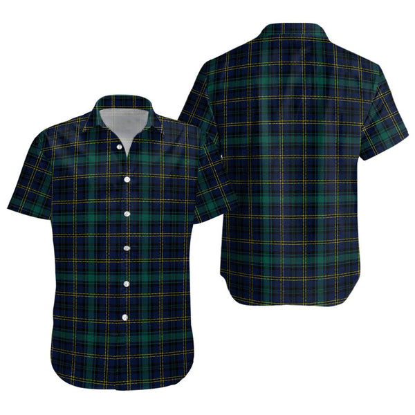 Hope Vere Modern Clan Badge Tartan Short Sleeve Shirt