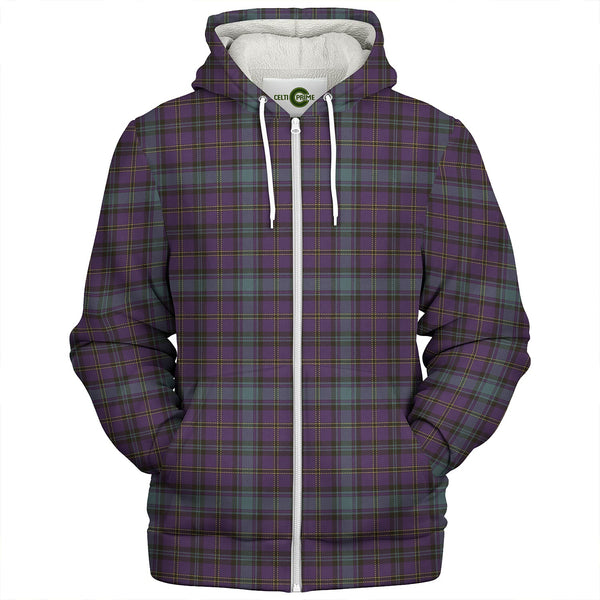 Hope Vere Weathered Clan Badge Tartan Sherpa Hoodie