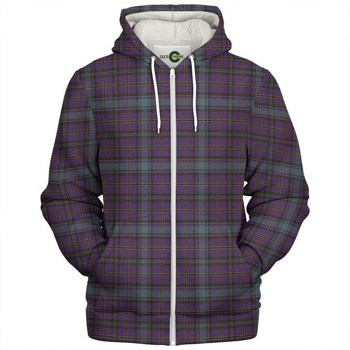 Hope Vere Weathered Clan Badge Tartan Sherpa Hoodie