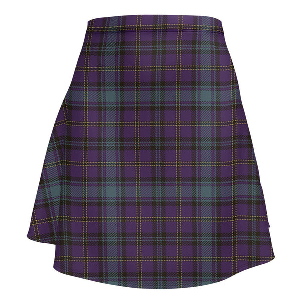 Hope Vere Weathered Clan Badge Tartan Flared Skirt