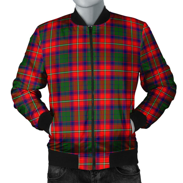Hopkirk Clan Badge Tartan Bomber Jacket