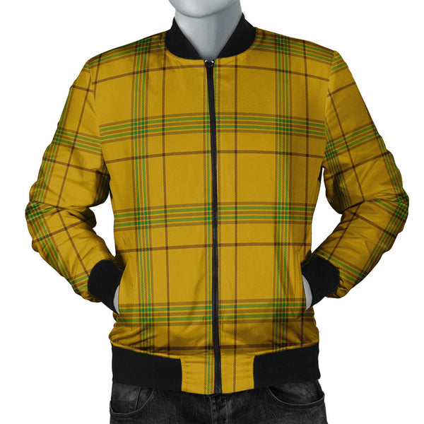Houston Clan Badge Tartan Bomber Jacket