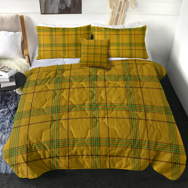 Houston Clan Badge Tartan Comforter