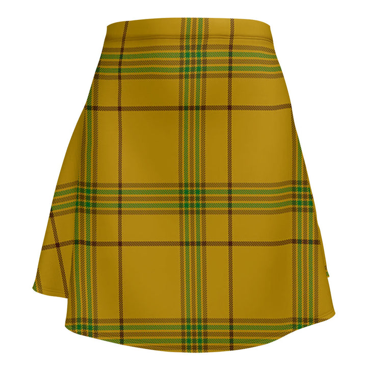 Houston Clan Badge Tartan Flared Skirt