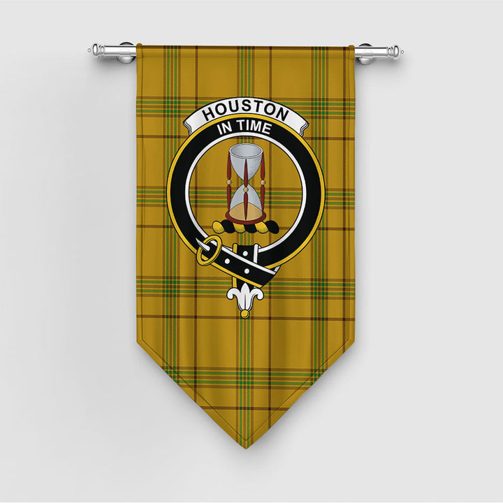 Houston Clan Badge Tartan Gonfalon