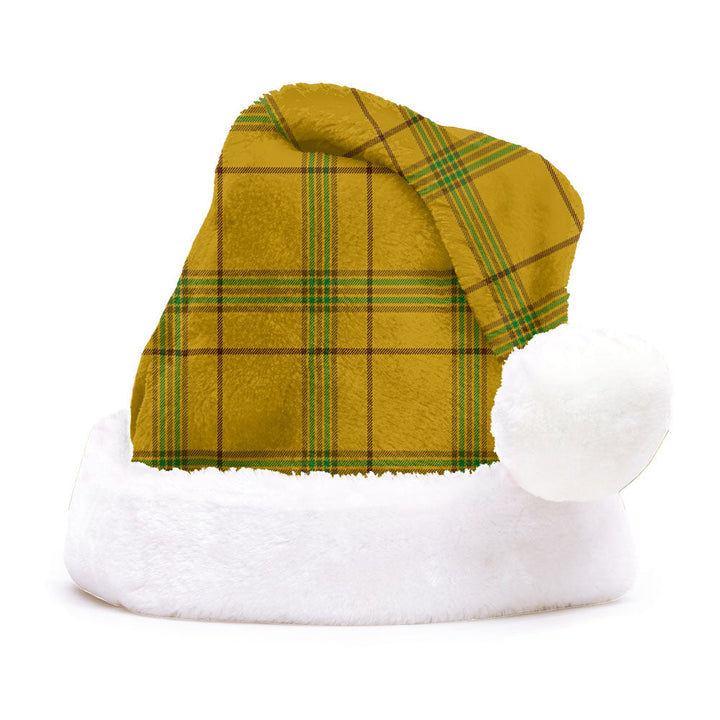 Houston Clan Badge Tartan Plush Christmas Hat