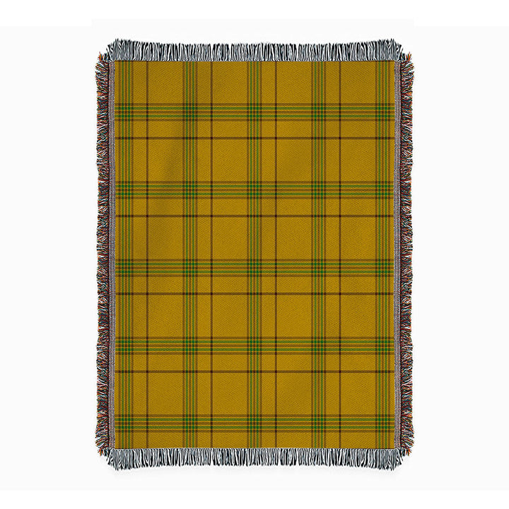 Houston Clan Badge Tartan Woven Blanket