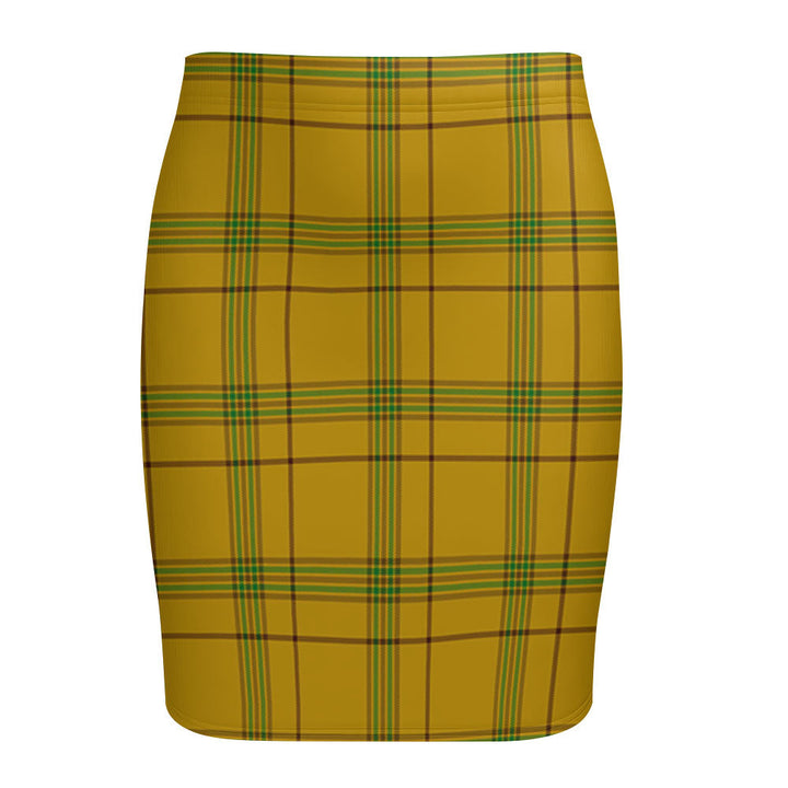 Houston Tartan Fitted Skirt
