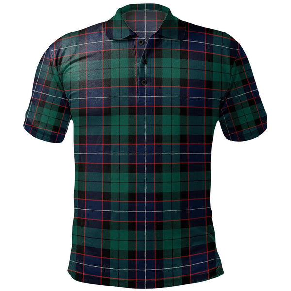 Hunter Modern Clan Badge Tartan Polo Shirt