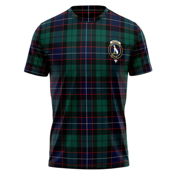Hunter Modern Clan Badge Tartan T-Shirt