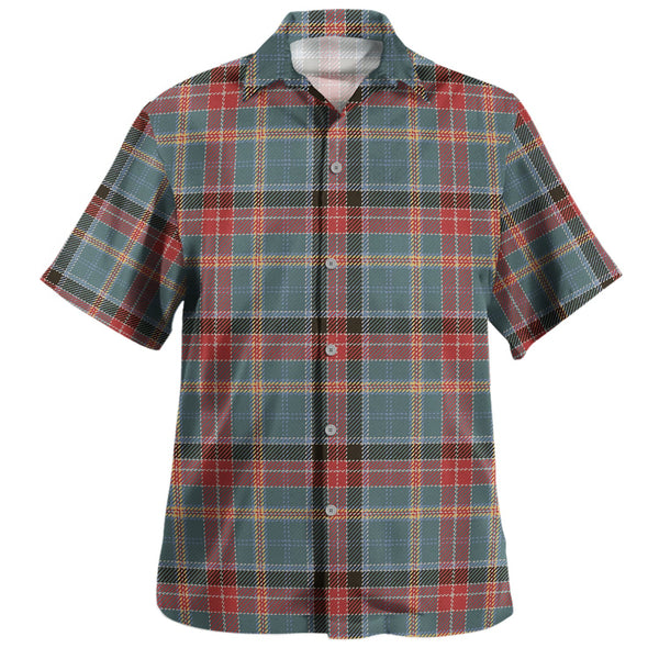 Hunter Old Weathered Tartan Hawaiian Shirt