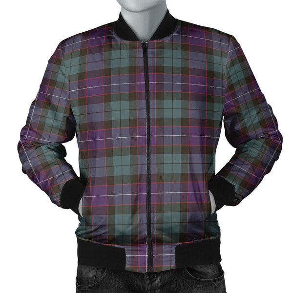 Hunter Weathered Clan Badge Tartan Bomber Jacket