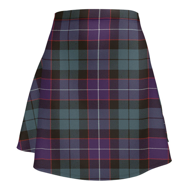 Hunter Weathered Clan Badge Tartan Flared Skirt