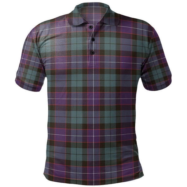 Hunter Weathered Clan Badge Tartan Polo Shirt