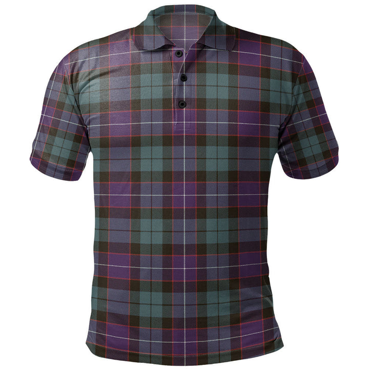 Hunter Weathered Clan Badge Tartan Polo Shirt