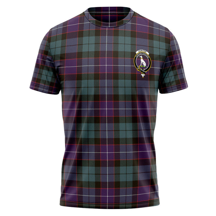Hunter Weathered Clan Badge Tartan T-Shirt