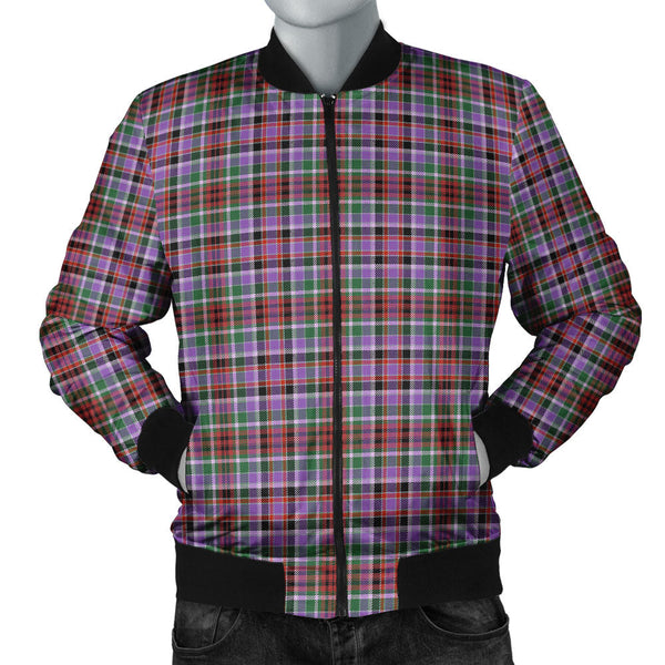 Huntly Ancient Clan Badge Tartan Bomber Jacket