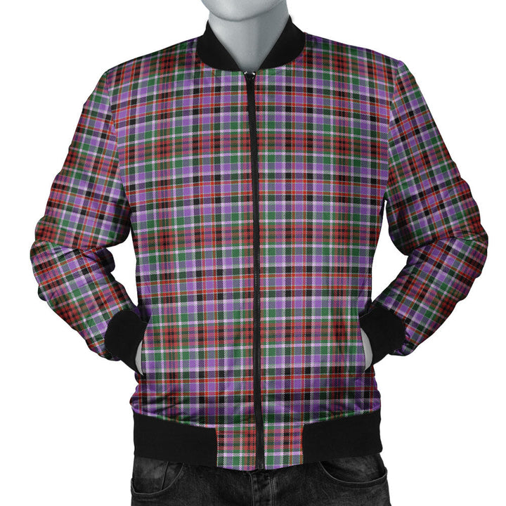 Huntly Ancient Clan Badge Tartan Bomber Jacket