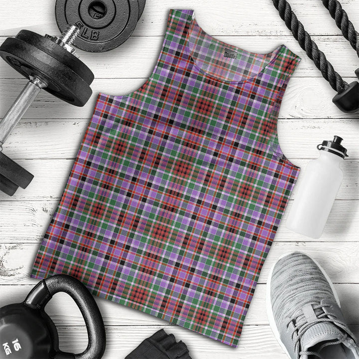Huntly Ancient Clan Badge Tartan Men Tank Top