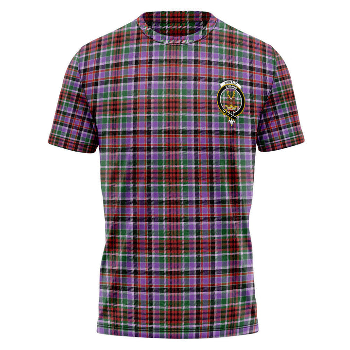 Huntly Ancient Clan Badge Tartan T-Shirt