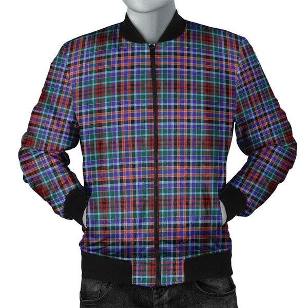 Huntly Modern Clan Badge Tartan Bomber Jacket