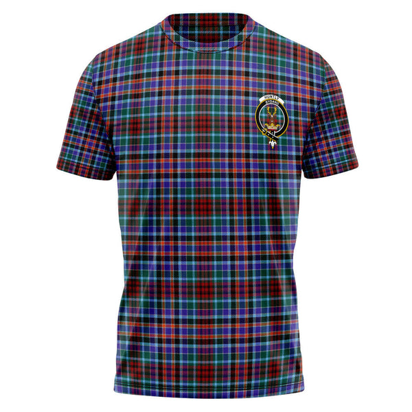 Huntly Modern Clan Badge Tartan T-Shirt