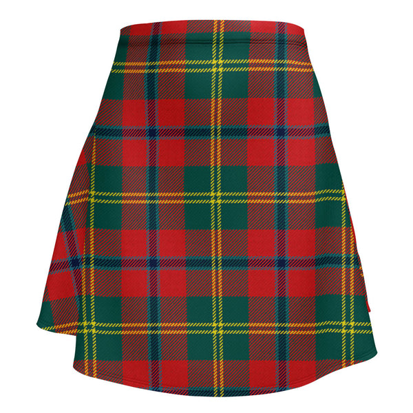 Hutcheson Modern Clan Badge Tartan Flared Skirt