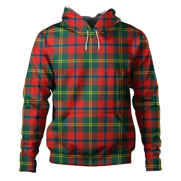 Hutcheson Modern Clan Badge Tartan Hoodie