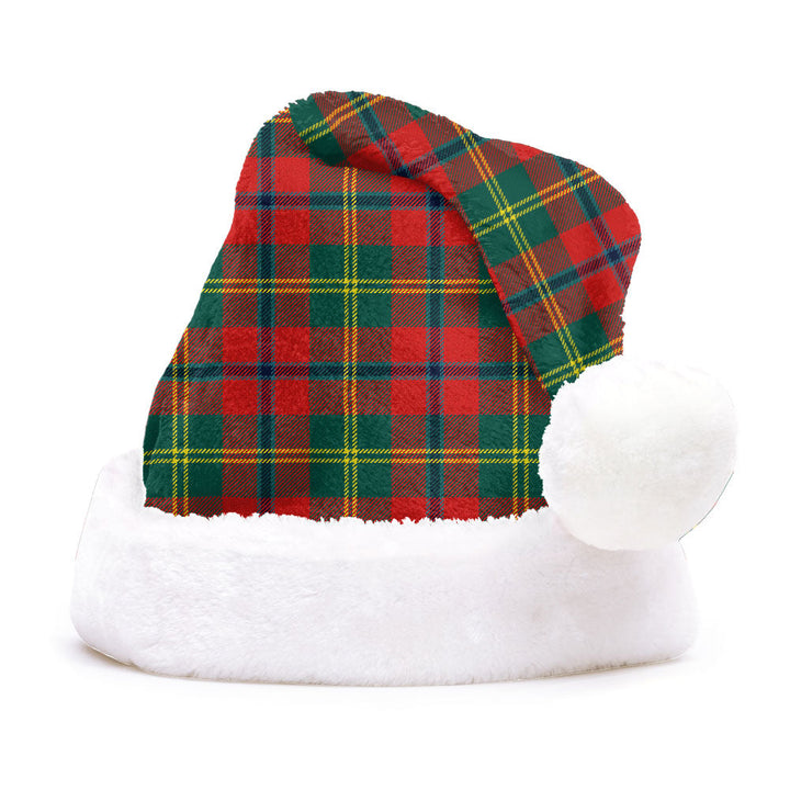 Hutcheson Modern Clan Badge Tartan Plush Christmas Hat