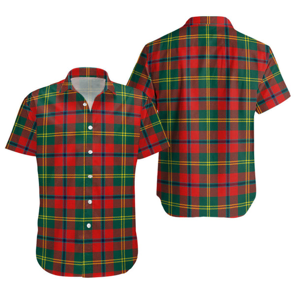 Hutcheson Modern Clan Badge Tartan Short Sleeve Shirt