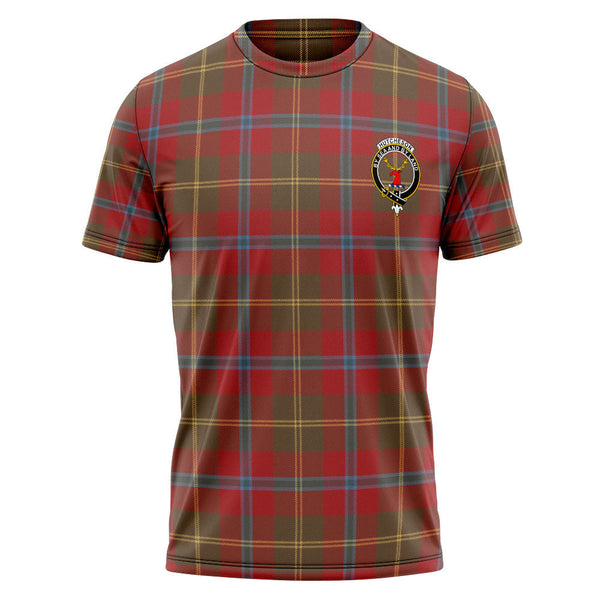 Hutcheson Weathered Clan Badge Tartan T-Shirt