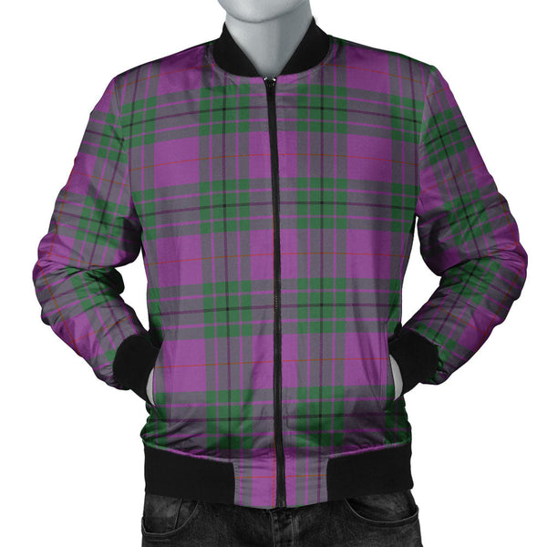 Hutton Ancient Clan Badge Tartan Bomber Jacket