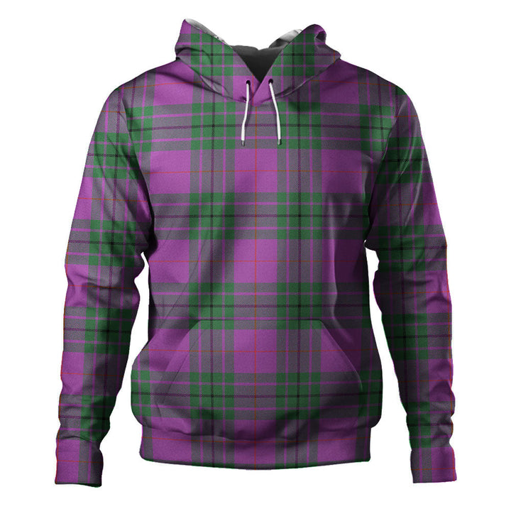 Hutton Ancient Clan Badge Tartan Hoodie