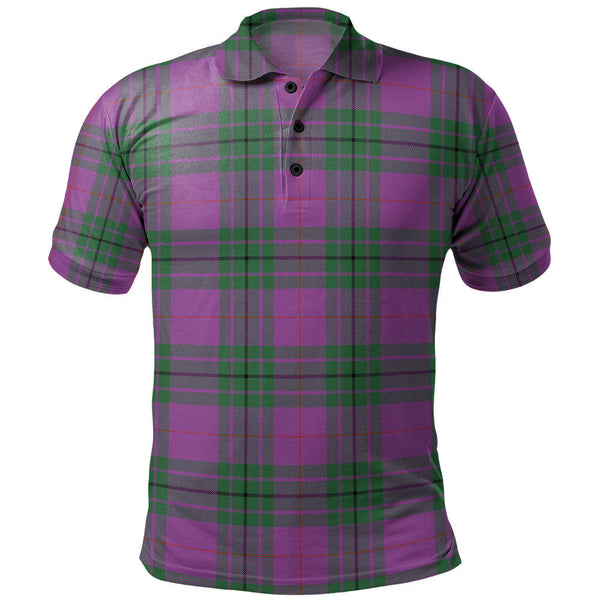 Hutton Ancient Clan Badge Tartan Polo Shirt