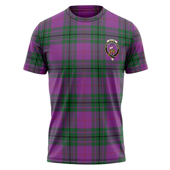 Hutton Ancient Clan Badge Tartan T-Shirt