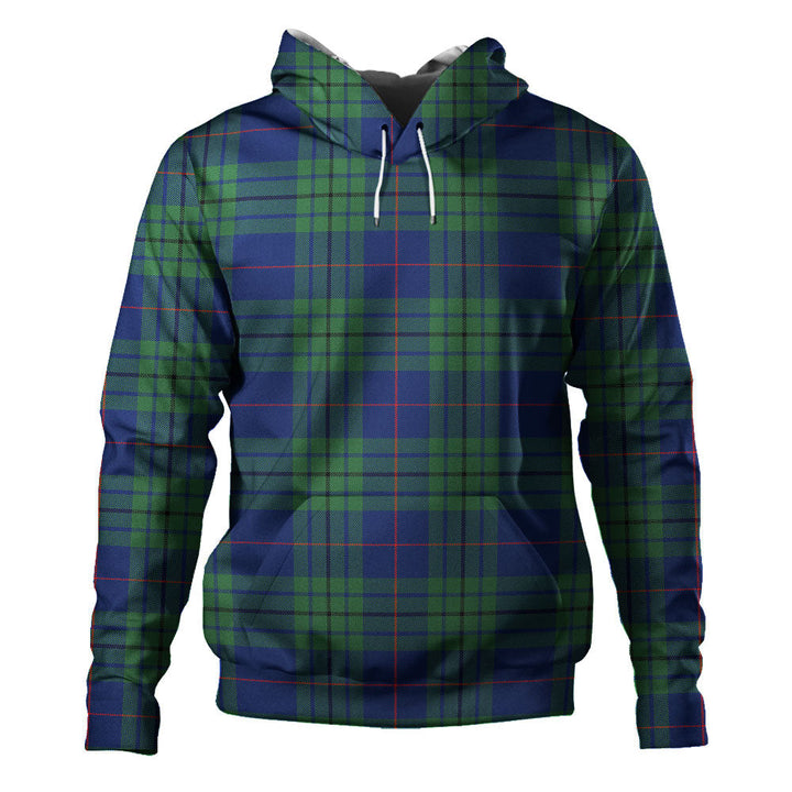 Hutton Modern Clan Badge Tartan Hoodie
