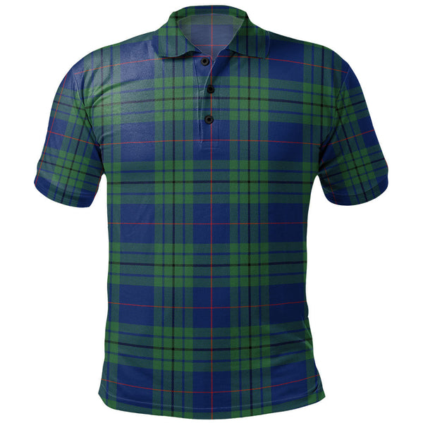Hutton Modern Clan Badge Tartan Polo Shirt