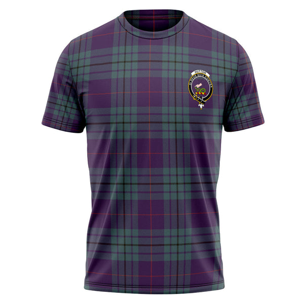 Hutton Weathered Clan Badge Tartan T-Shirt