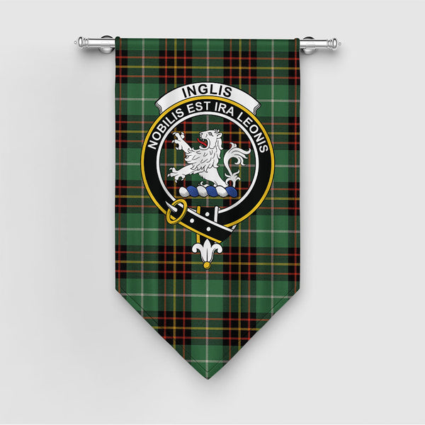 Inglis Ancient Clan Badge Tartan Gonfalon