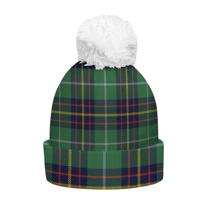 Inglis Modern Clan Badge Tartan Bobble Beanie Hat