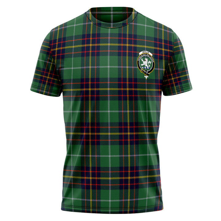Inglis Modern Clan Badge Tartan T-Shirt