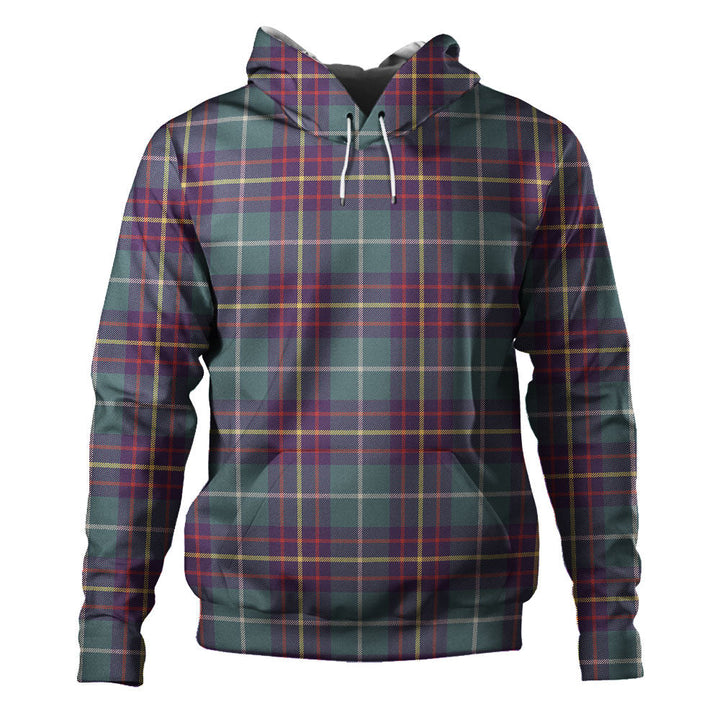 Inglis Weathered Clan Badge Tartan Hoodie