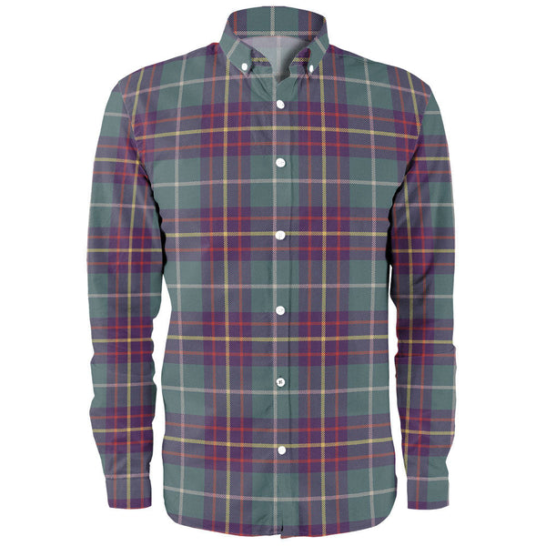 Inglis Weathered Clan Badge Tartan Long Sleeve Shirt