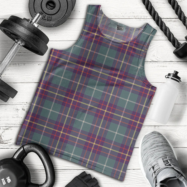 Inglis Weathered Clan Badge Tartan Men Tank Top