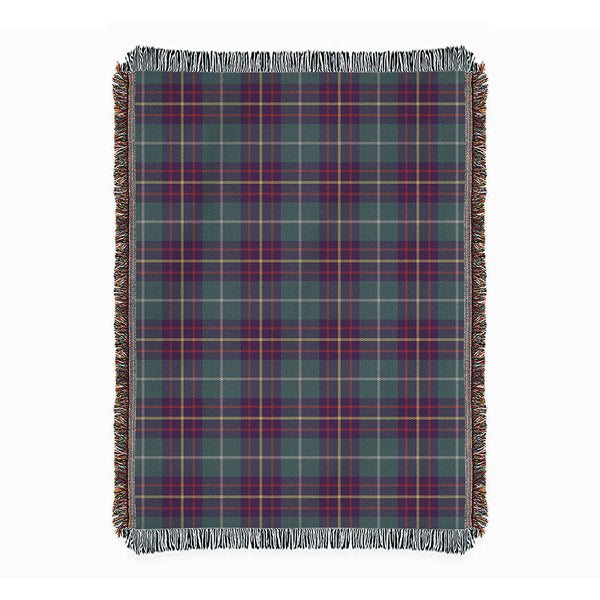 Inglis Weathered Clan Badge Tartan Woven Blanket