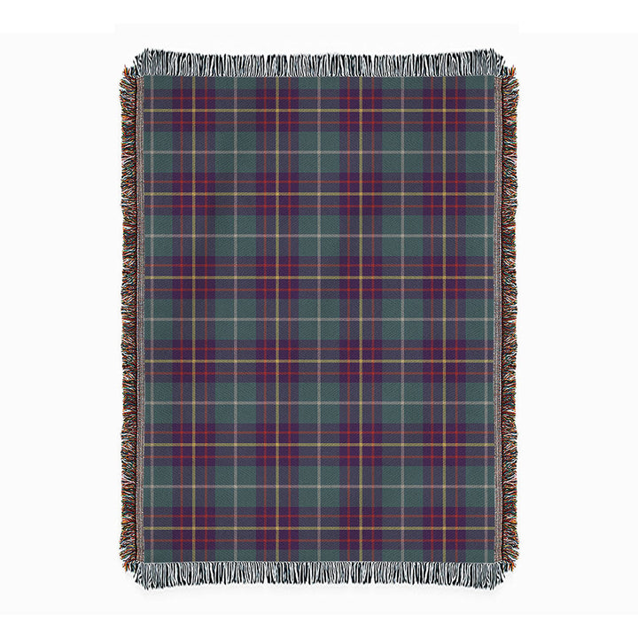 Inglis Weathered Clan Badge Tartan Woven Blanket