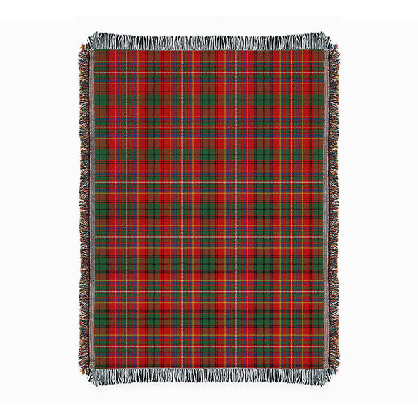 Innes Clan Badge Tartan Woven Blanket