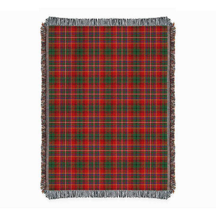 Innes Clan Badge Tartan Woven Blanket