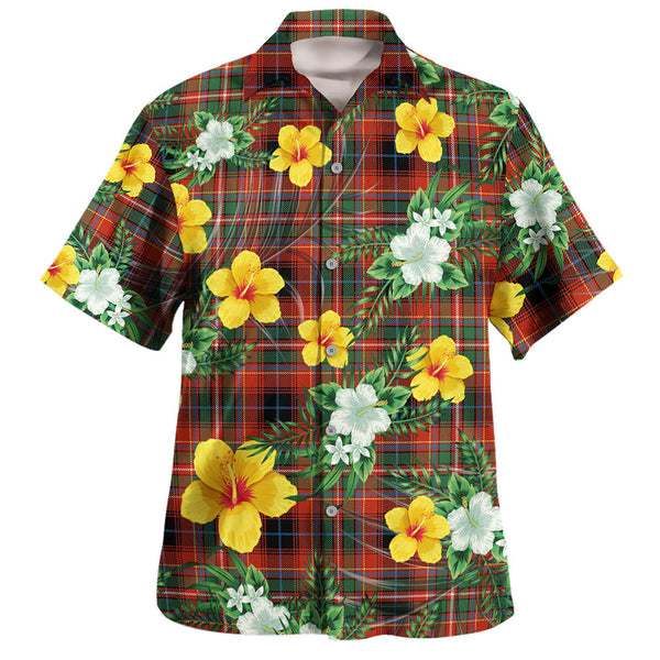 Innes Red Ancient Clan Badge Tartan Hawaiian Shirt Summer Vibes Style